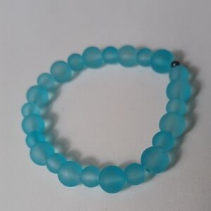 Blue Beaded Bracelet